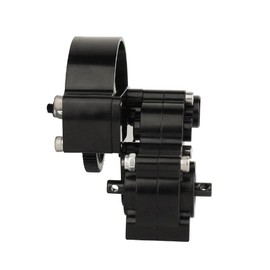 RZXYLRC Full Metal Transmission Assembled Gearbox with Steel Gear Set Compatible with Axial SCX10 I II 1/10 RC Crawler Upgrade Parts,Half Open Shell