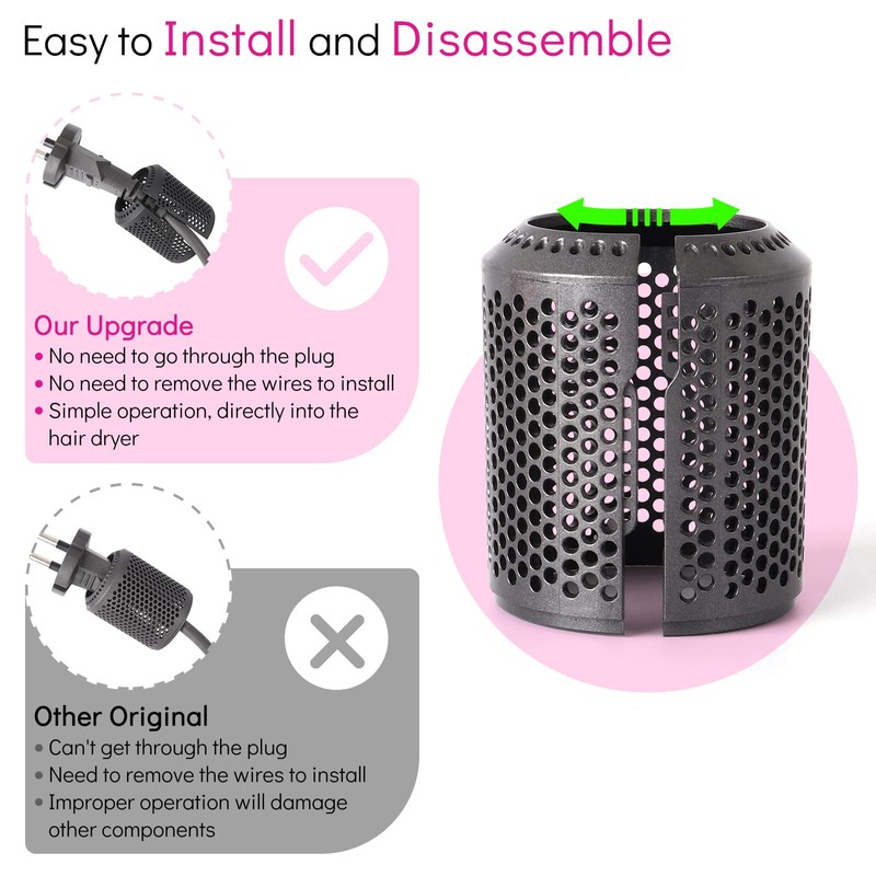 Hair Dryer Filter Replacement for Dyson Supersonic HD01 HD03 HD07