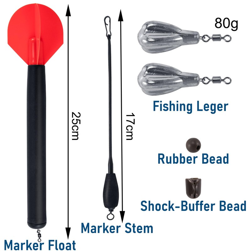 Alwonder Marker Float Kit with 80g Ledger and Marker Stem