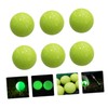 SUPVOX 6pcs Luminous Golf Balls for Night Practice Glow The