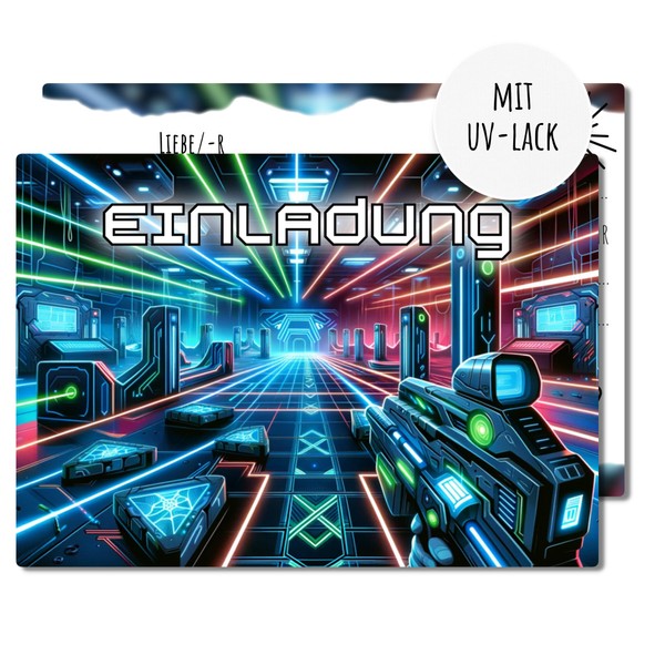 møij 12 x Invitation Cards for Boys and Girls Children's