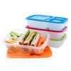 Bentgo Easyboxes - Original Stackable Lunch Boxes - Reusable 3-Compartment