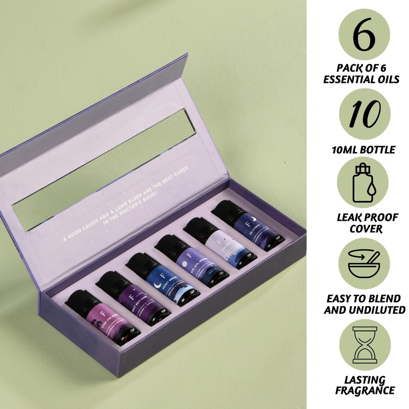 Folkulture Folkulture Essential Oils Set for Diffusers for Home, 100%