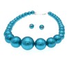 Collar de perlas para mujer, 5 capas de perlas de