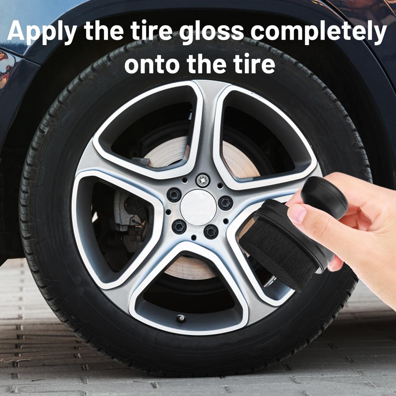 Tyre Shine Applicator Brush, Auto Tyre Cleaning Brush, Tyre Dressing