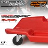 M-AUTO Mechanic Plastic Creeper with Dual Tool Trays, 48" Ergonomic