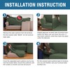 H.VERSAILTEX 4 Piece Stretch Sofa Covers for 3 Cushion Couch