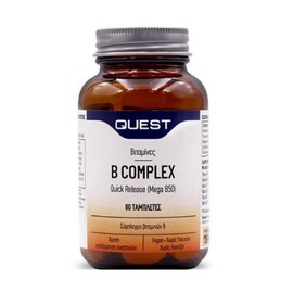 Quest Vitamins B Complex Quick Release, 60 Tabs