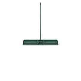 Heavy Duty 46 Inch Lawn Leveling Rake Steel Tines Garden Soil Leveling Toolcolor: Green, Select: 46 x 10 Inch