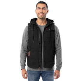 Wrangler Riggs Workwear Men's Duck Work Vest, Black, X-Large