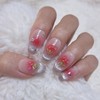 Tulip Cheek Magnet Handmade Nail Tips - Medium Oval /