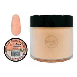 Mc Nails Polvo Acrilico Nude 2 Oz, Maquillaje De Almendra, Mc Nails Color 7