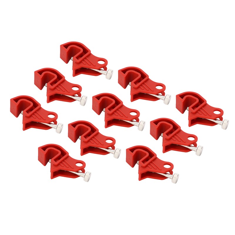 10Pcs Circuit Breaker Lockout Device Multifunctional Universal Circuit Breaker Safety