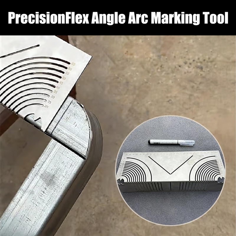 SNONESIY Angle and arc marking tool, precision flex angle and