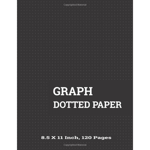 DOTTED PAPER: Dotted Notebook Paper Letter Size 8.5 X 11