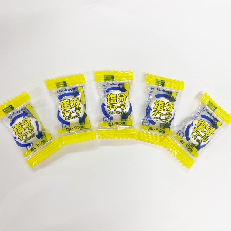 Kabaya Salt Charge Tabretts, Salt Lemon Flavor, Approx. 17.6 oz