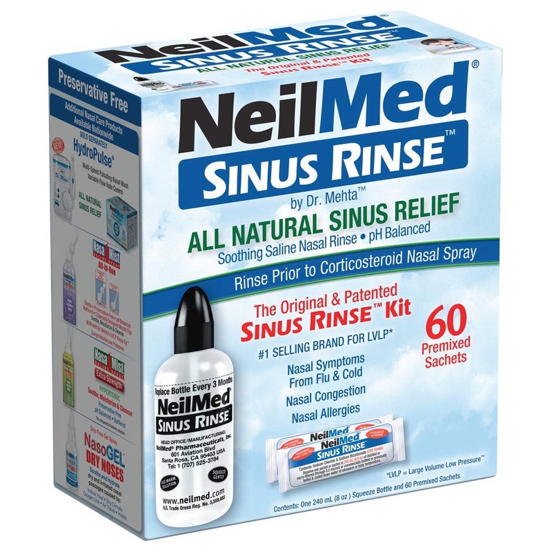 Sinus Rinse de NeilMed, 50 sobres previamente mezclados, 100, 1,
