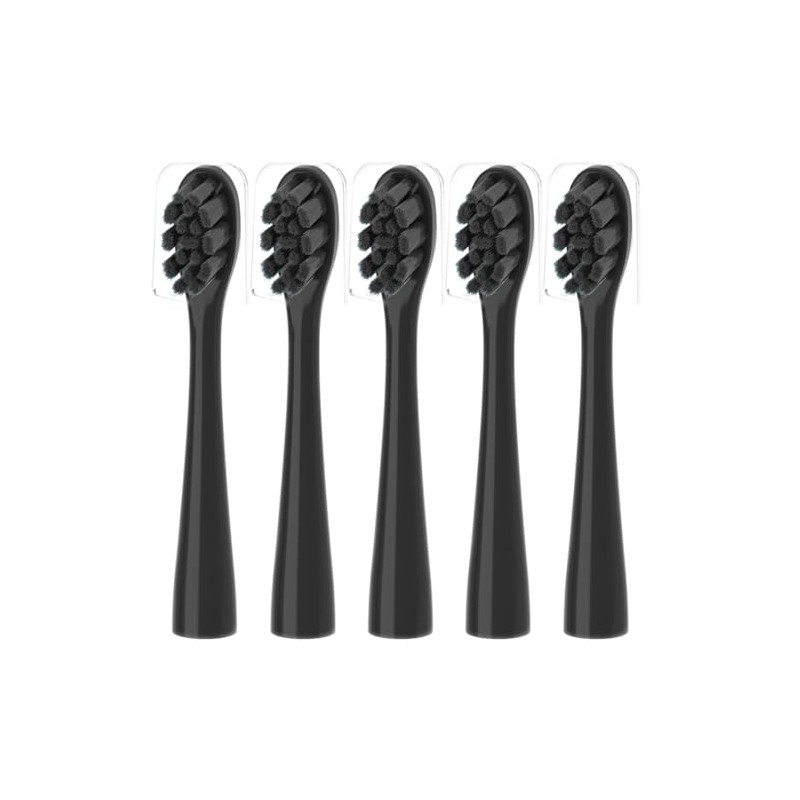 Replacement Toothbrush Heads for Moon Electric Toothbrush with Covers (5