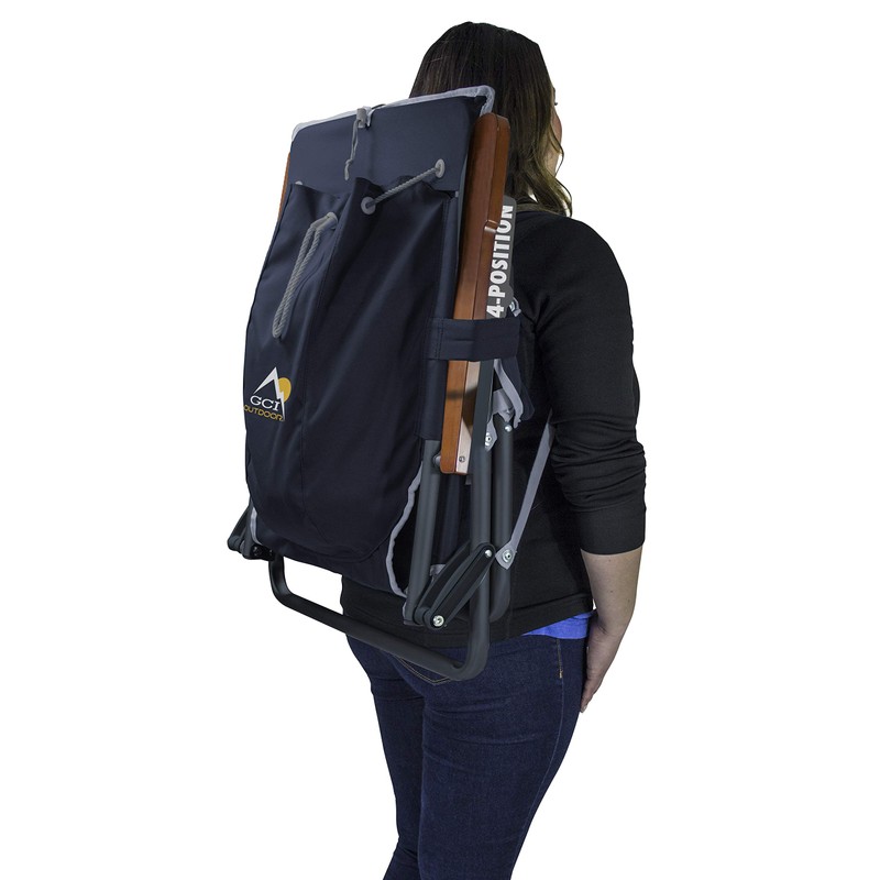 GCI Outdoor Wilderness Reclining Portable Backpack Chair