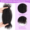 2 Packs Afro Kinky Bulk Human Hair 20 Inch 50g/Pack