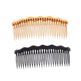 TOVINANNA 4pcs Simple Hair Combs Teeth Hair Accessories for Women Girls Stylish Colors Versatile Use for Daily Styling Special Occasions