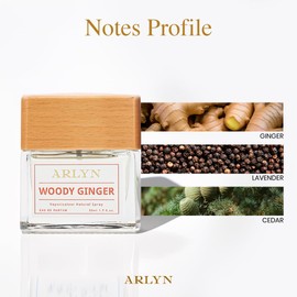 ARLYN Woody Ginger Eau De Parfum Inspired by Chanelle's Blue De, Perfume for Men, Luxury Fragrance - Vegan, Cruelty-Free, and Eco-Conscious (1.7oz / 50ml)