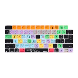 XSKN Shortcuts and Languages Series Silicone Keyboard Cover Skin for Apple 2021 Released iMac M1 Chip Magic with Touch ID A2449 Lock Key A2450 (EU&US Version Ableton Live) (SHK-370)