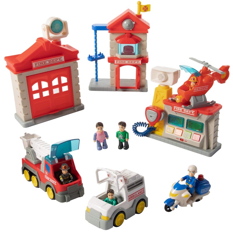 Fat Brain Toys Fire Station Playset
