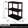 Oskar Heavy Duty Plastic Storage Shelves- for Garage, Kitchen, Bathroom