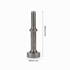 Pneumatic Air Hammer Bit Steel Impact Tool with Extended Length for the Automotive Industry Sheet Metal Industry (100 mm)