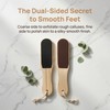 2 Pack Black Double Sided Foot Rasp Manicure File Callus,Reusable