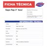 Fleximatic 2416 Sapo Flap. Color azul de 3"