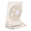 Ultra Thin Table Fan Desktop Flat Battery Operated Standing Hanging
