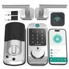 WiFi Door Lock with Handle Set - SMONET Fingerprint Smart