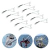 10pcs Stainless Steel Crab Grabber Rustproof Seafood Grabber with Spring