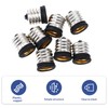 E17 to E14 Socket Adapter: 8 PCS Standard Medium Base