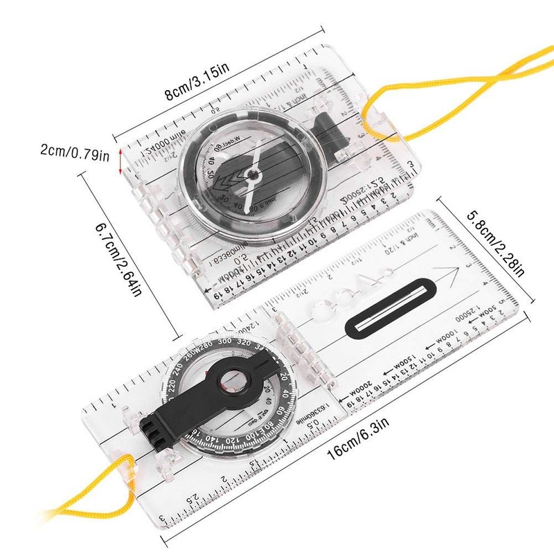 Regle Cras Navigation,Mapa Brújula Navigation Camping Compass Senderismo Brújula,Mapa De