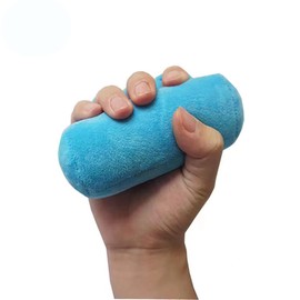 Healthman Soft Grip Exerciser Strengthener, Finger Exerciser Ball and Hand Exercisers for Strength,Therapy Ball for Hand Cramps and Recovery (Blue)