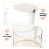 LABRIMP Cotton Swab Holder Rotatable Design Multi Makeup Organizer for