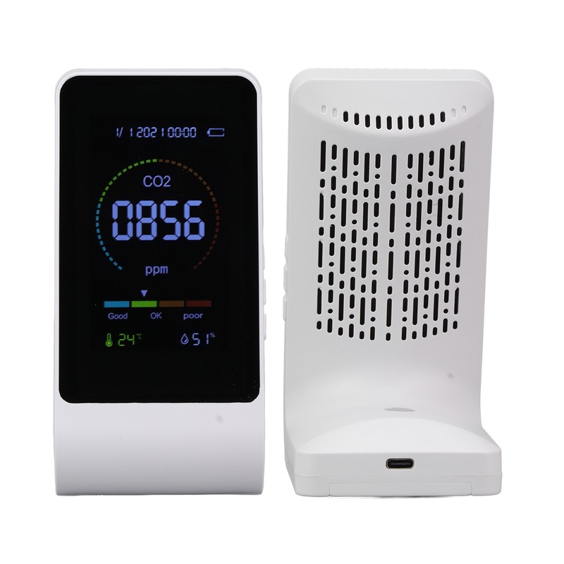 CO2 Monitor Carbon Dioxide Detect Indoor Air Quality Monitor Temperature