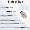 High-Magnetic Screwdriver Drill Bit Set, 6PCS Magnetic Drill Bits,Anti-Slip Screw