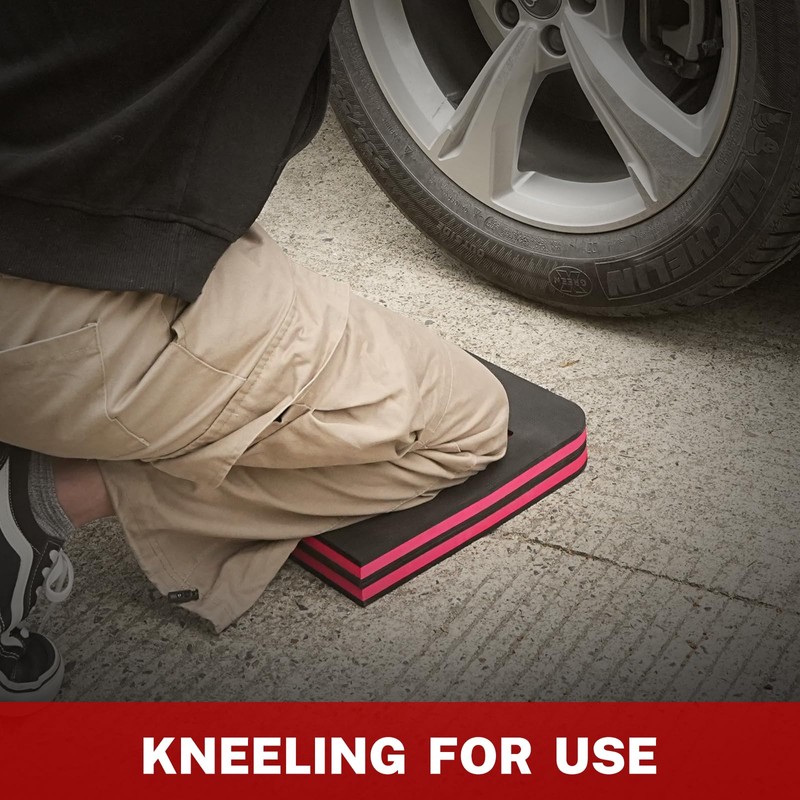 TOMMARS 0.9" Foldable Thick Kneeling Pad, 2 Fold Comfortable Foam