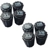 Timtina® Radmerkerset 8- teilig Ventilkappen Reifenmarkierung (8)