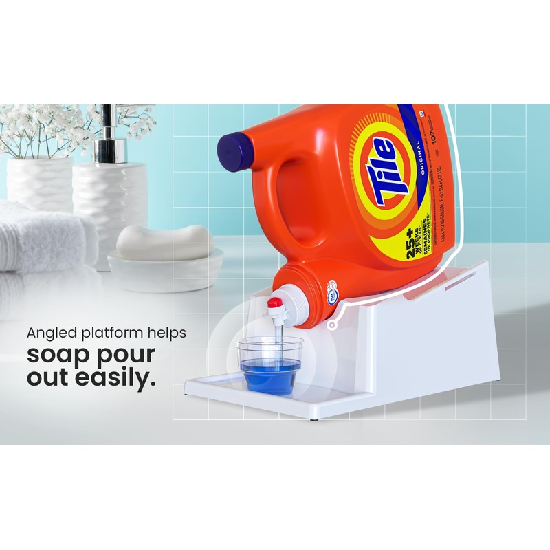Skywin Liquid Laundry Detergent Holder Organizer and Drip Tray for