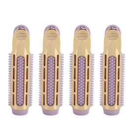 Pack of 4 Volume Hair Clips, Volume Root Clips for Curly Hair, Heat Resistant Root Clips for Hair Volume Styling Tool, Instant Hair Volume Clips (Purple)
