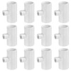 12 Pack Chicken Waterer PVC Tee Fittings - Fully Automatic