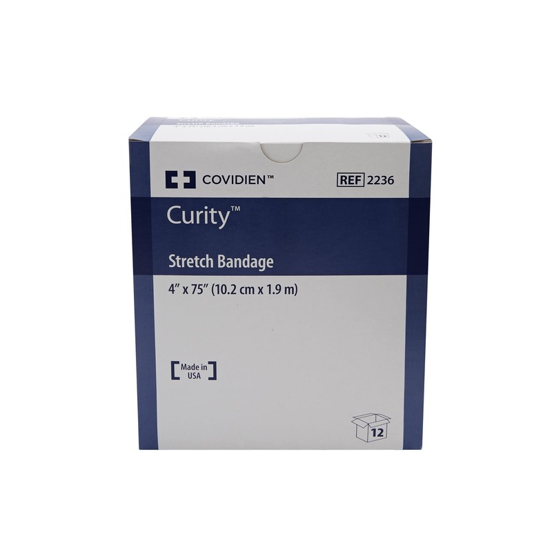 Covidien 2236 Curity Stretch Bandage, Sterile in Soft Pouch, 4"