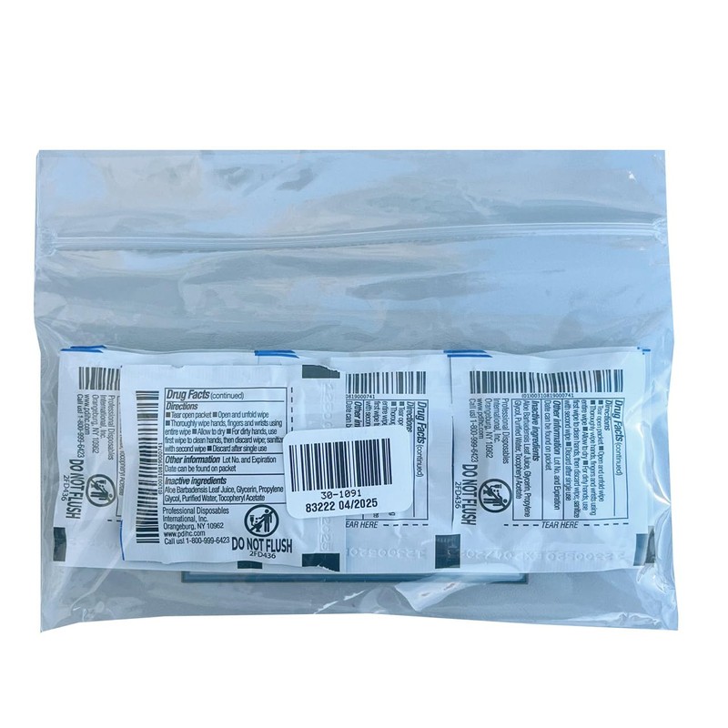 Sani-Hands Hand Wipes, Individually Wrapped -(10 PACK)