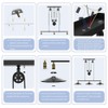 WINSOON 3 Light Industrial Pendant Light, Pulley Pool Table Light