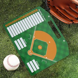 SUJOSAJU Magnetic Baseball Coach Clipboard, Hanging Magnetic Dugout Board Set for Game Training with 30 Lineup Cards Dry Erase Writing Tools
